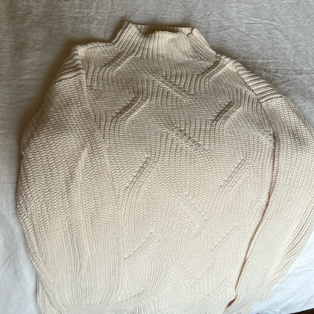 Ann Taylor Loft cotton knit sweater.